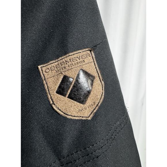 Obermeyer Alpine Ski Snowboard Jacket Black Faux Fur Hood Waterproof SZ 8 - Picture 11 of 14